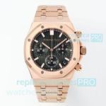 1:1 Clone APS Audemars Piguet Royal Oak Swiss Cal. 4401 Rose Gold Green Dial Watch 